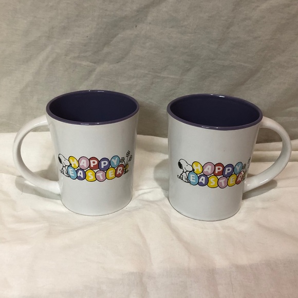 Peanuts Set of 2 Coffee Mugs NWT - Picture 1 of 5